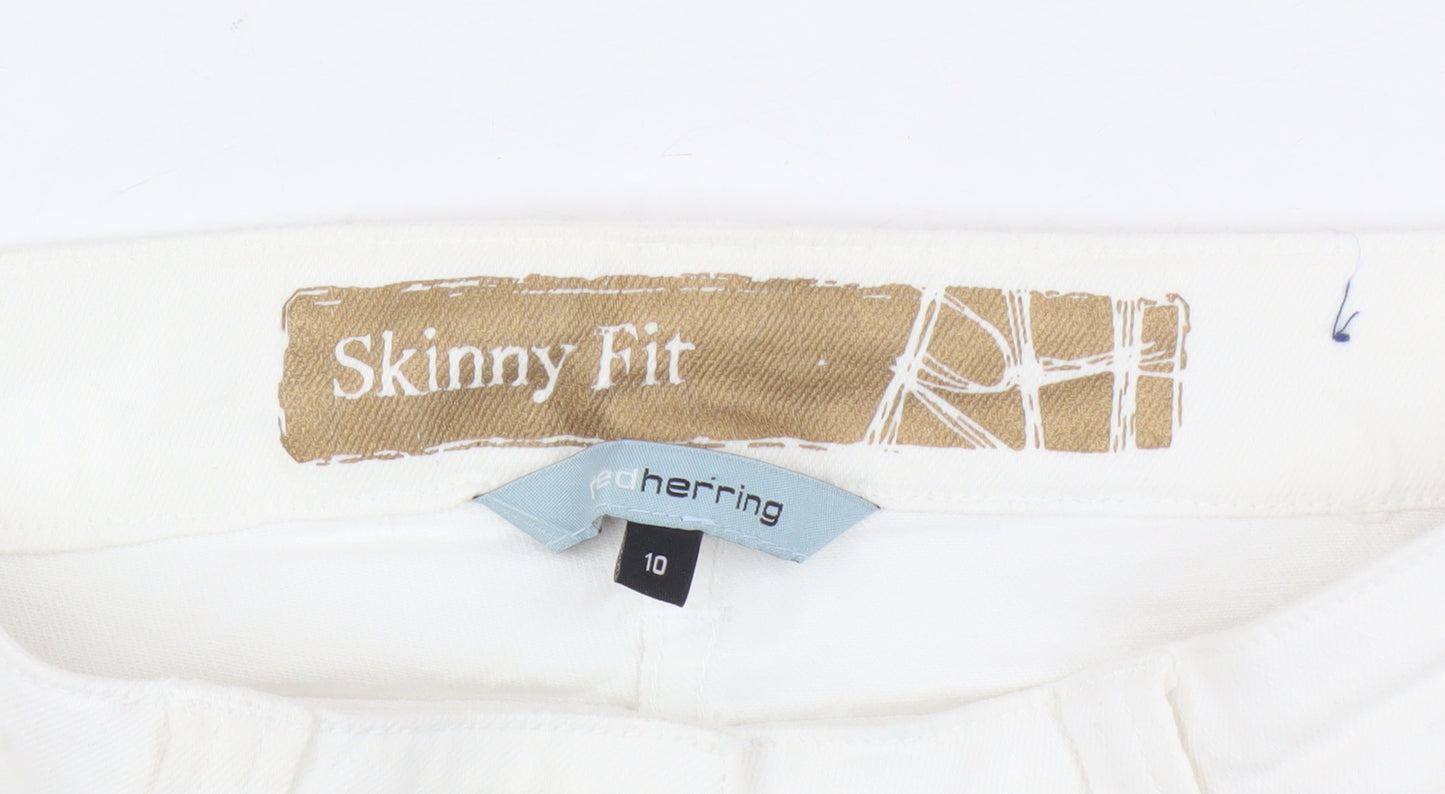 Debenhams Women's White Skinny Jeans Size 10