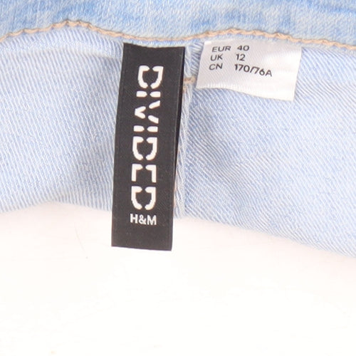H&M Women’s Blue Denim Boyfriend Shorts Size 12