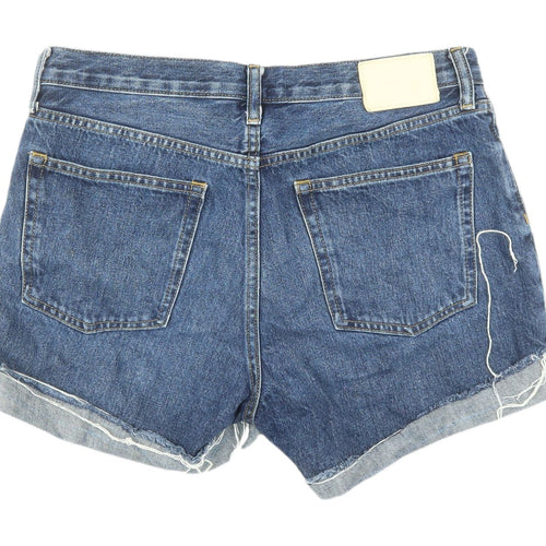 Everlane Women's Blue Denim Cut-Off Shorts Size 8