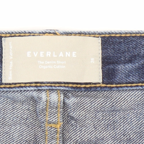 Everlane Women's Blue Denim Cut-Off Shorts Size 8