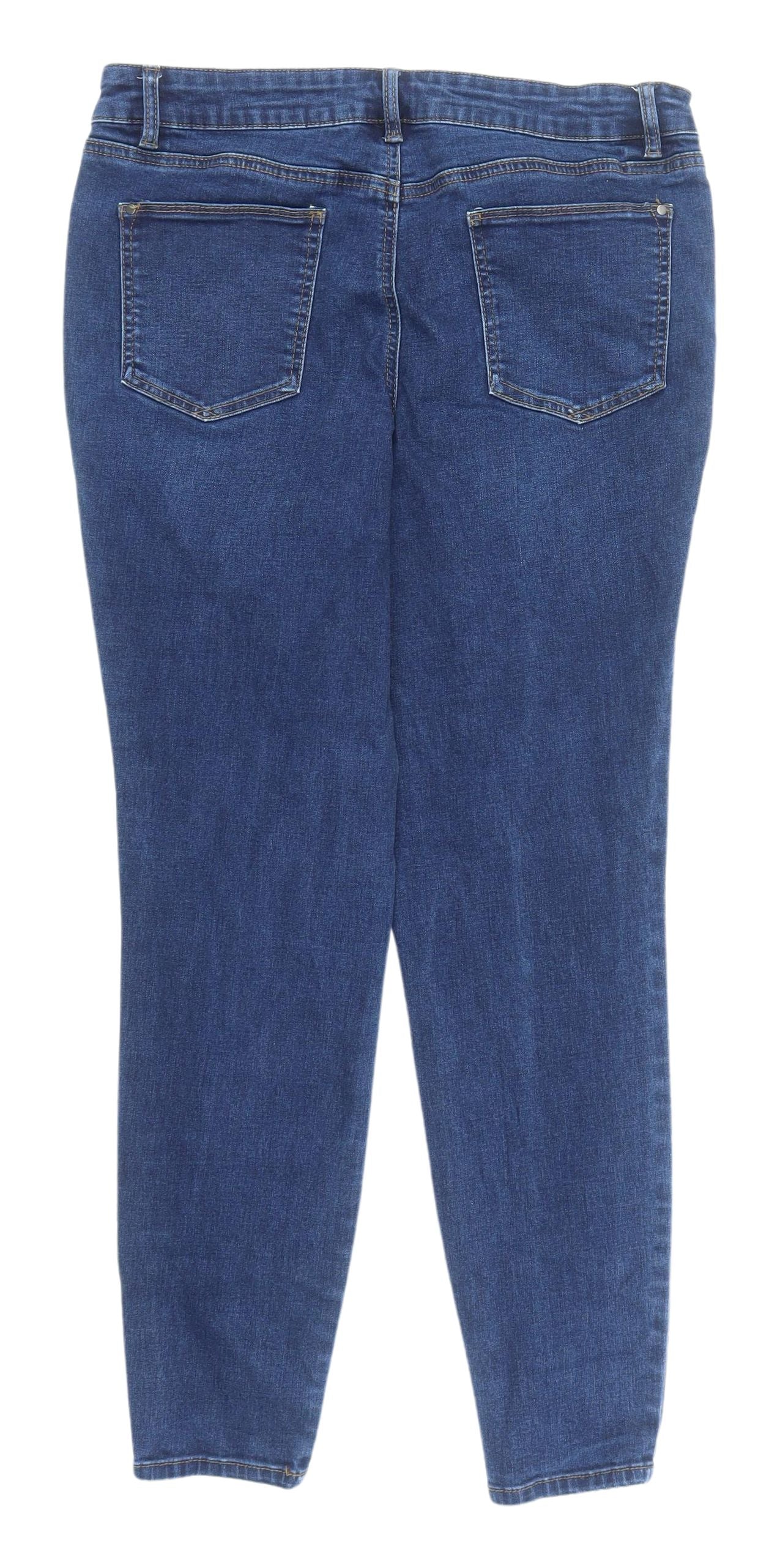 TU Women's Blue Skinny Jeans Size 16
