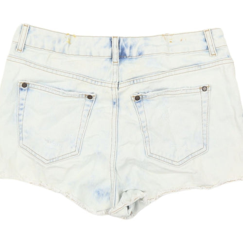 Miss Selfridge Women's Blue Denim Cut-Off Shorts, UK 10