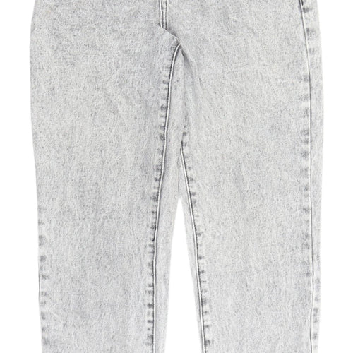 Redial Women's Grey Cropped Denim Jeans XS