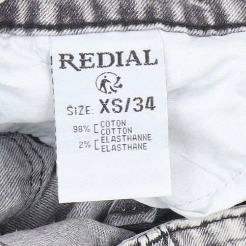 Redial Women's Grey Cropped Denim Jeans XS