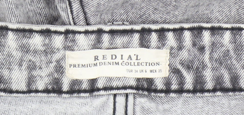 Redial Women's Grey Cropped Denim Jeans XS