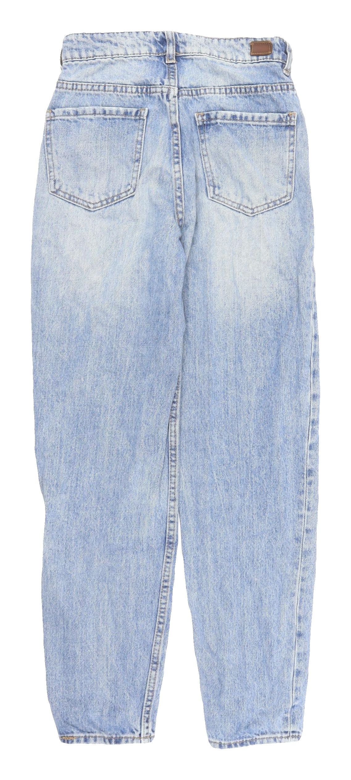 Zuiki Women's Blue Mom Jeans Size 10 Relaxed Fit