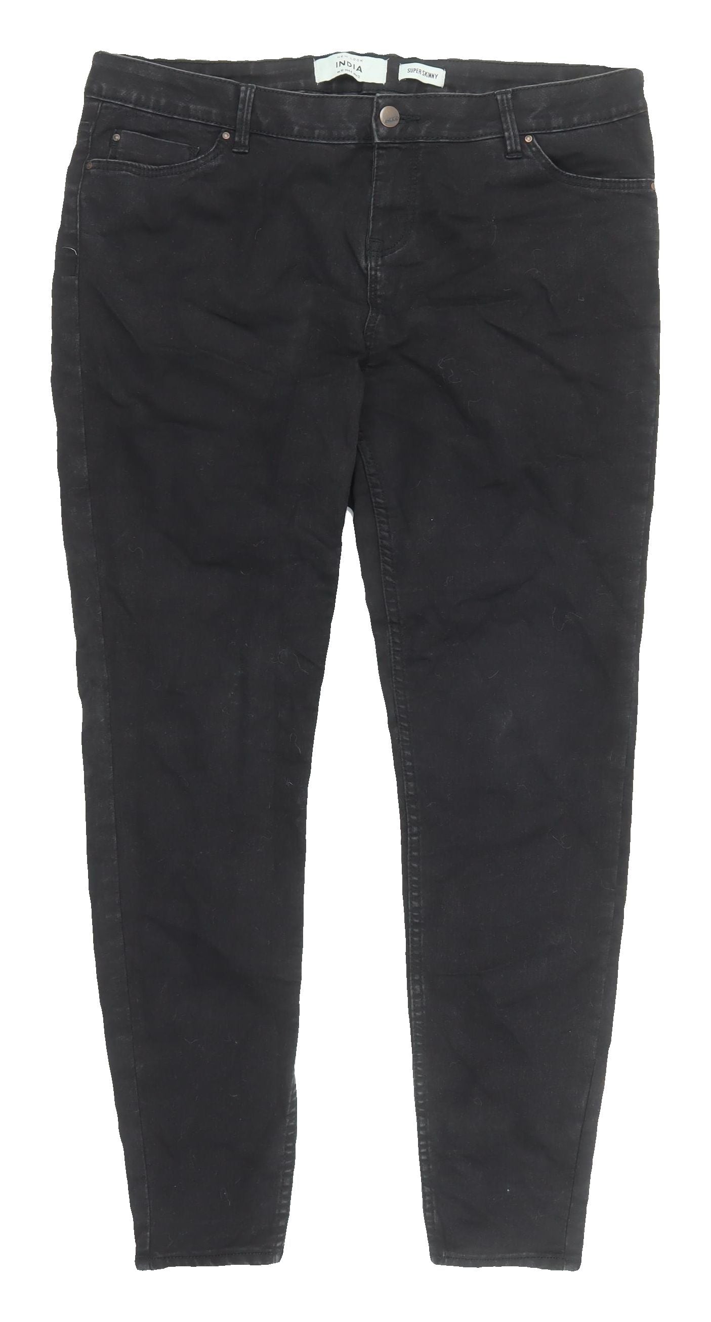 New Look Women's Black Skinny Jeans Size 16