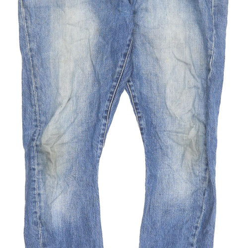 Topman Men's Skinny Blue Jeans, Size L