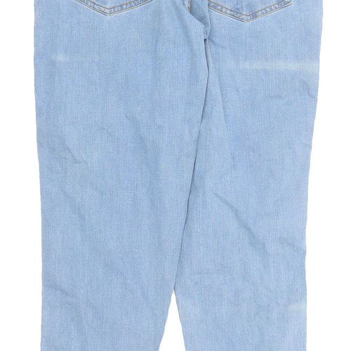 Wrangler Men's Blue Straight Leg Jeans 34