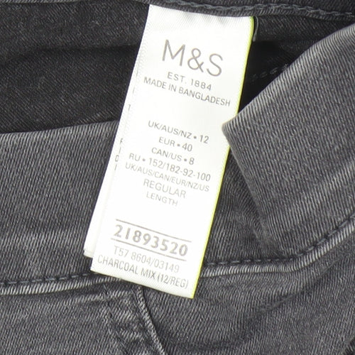 Marks and Spencer Women's Grey Jegging Jeans Size 12