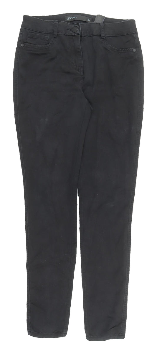 Front view of Next Women's Black Slim Jegging -, size 10L