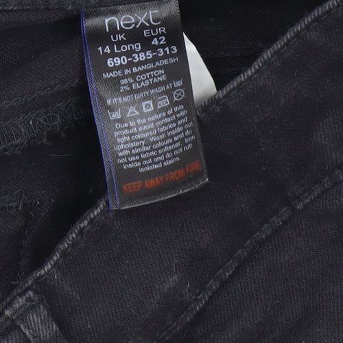 Next Women's Black Skinny Jeans Size 14 Tall