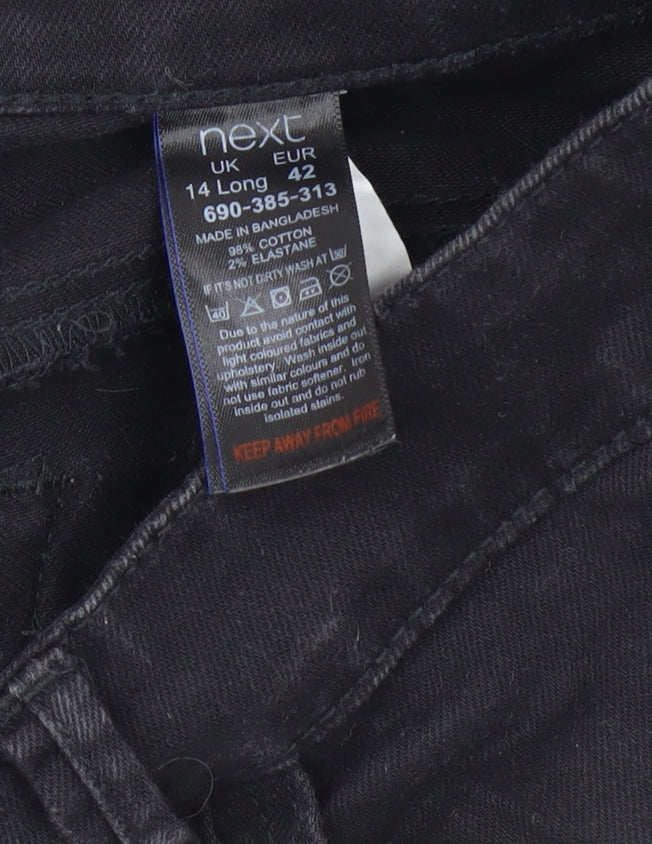 Next Women's Black Skinny Jeans Size 14 Tall