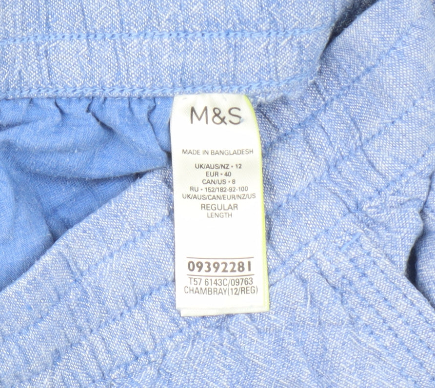 Marks and Spencer Blue Jogger Trousers Size 12