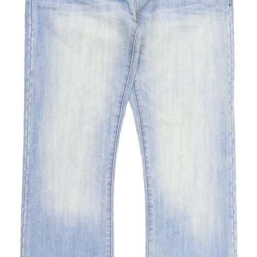 Peacocks Men's 32 Blue Bootcut Jeans