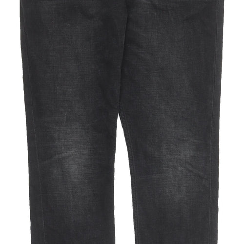 H&M Men's Black Slim Jeans 34 Waist 32 Leg