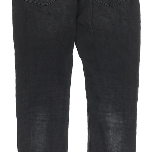 H&M Men's Black Slim Jeans 34 Waist 32 Leg