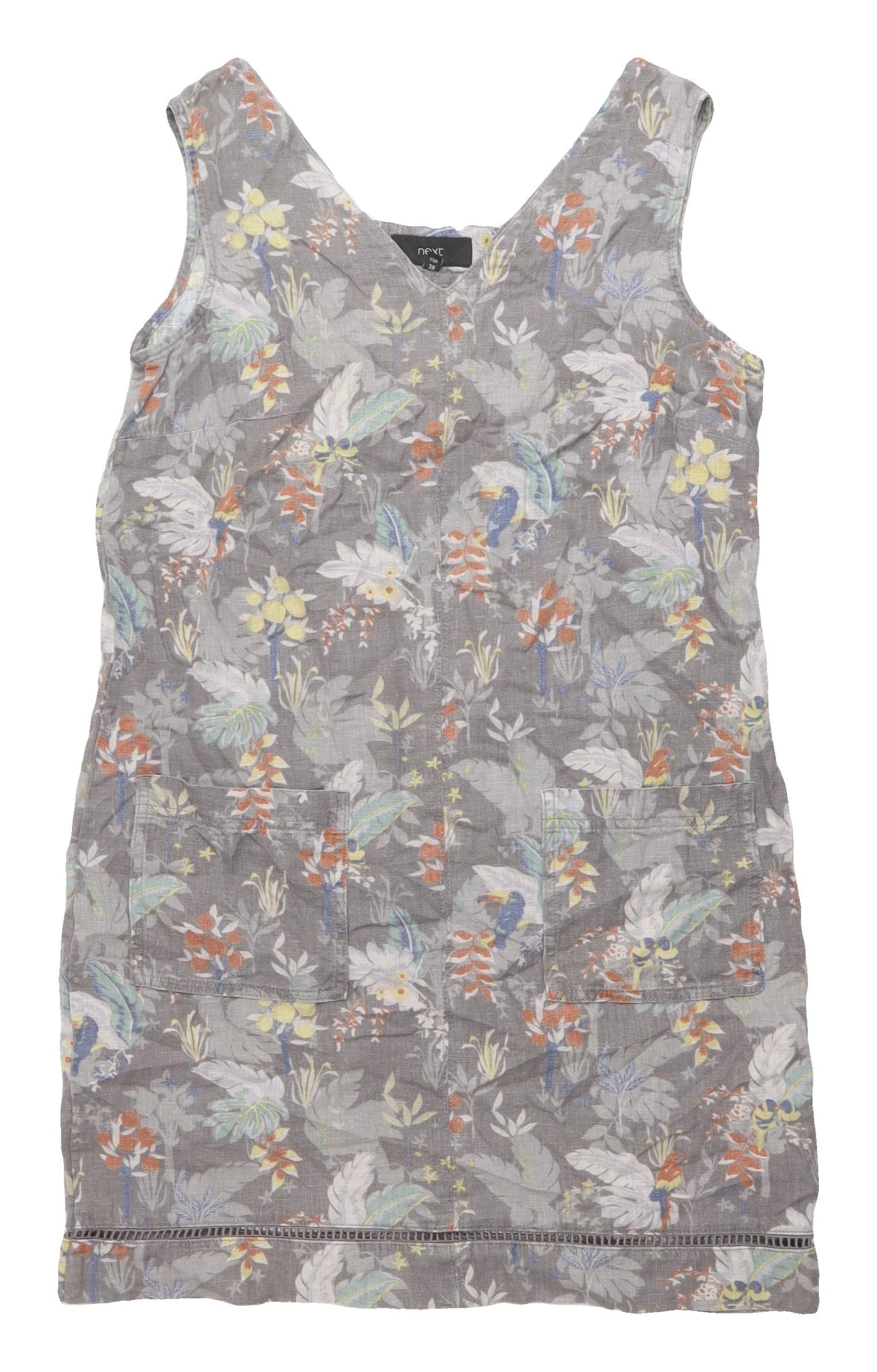 Next Women’s Multicoloured Floral Shift Dress Size 10