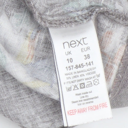 Next Women’s Multicoloured Floral Shift Dress Size 10