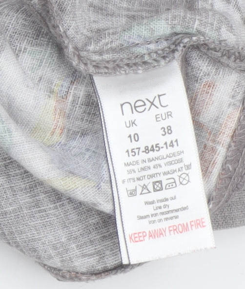 Next Women’s Multicoloured Floral Shift Dress Size 10