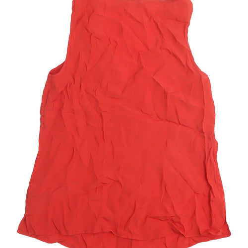 Monsoon Red Sleeveless Women's Camisole Blouse Size 10
