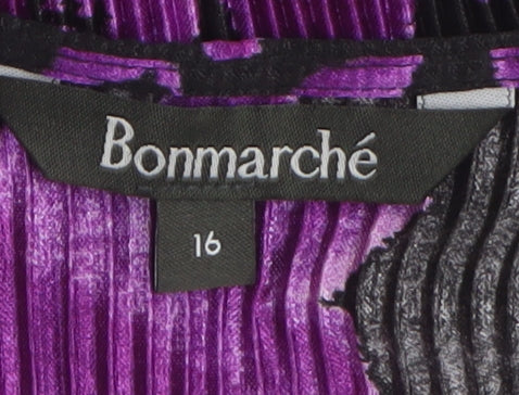 Bonmarché Women's Multicoloured Floral Dress Size 16