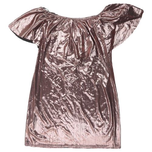 New Look Women’s Off Shoulder Metallic Dress