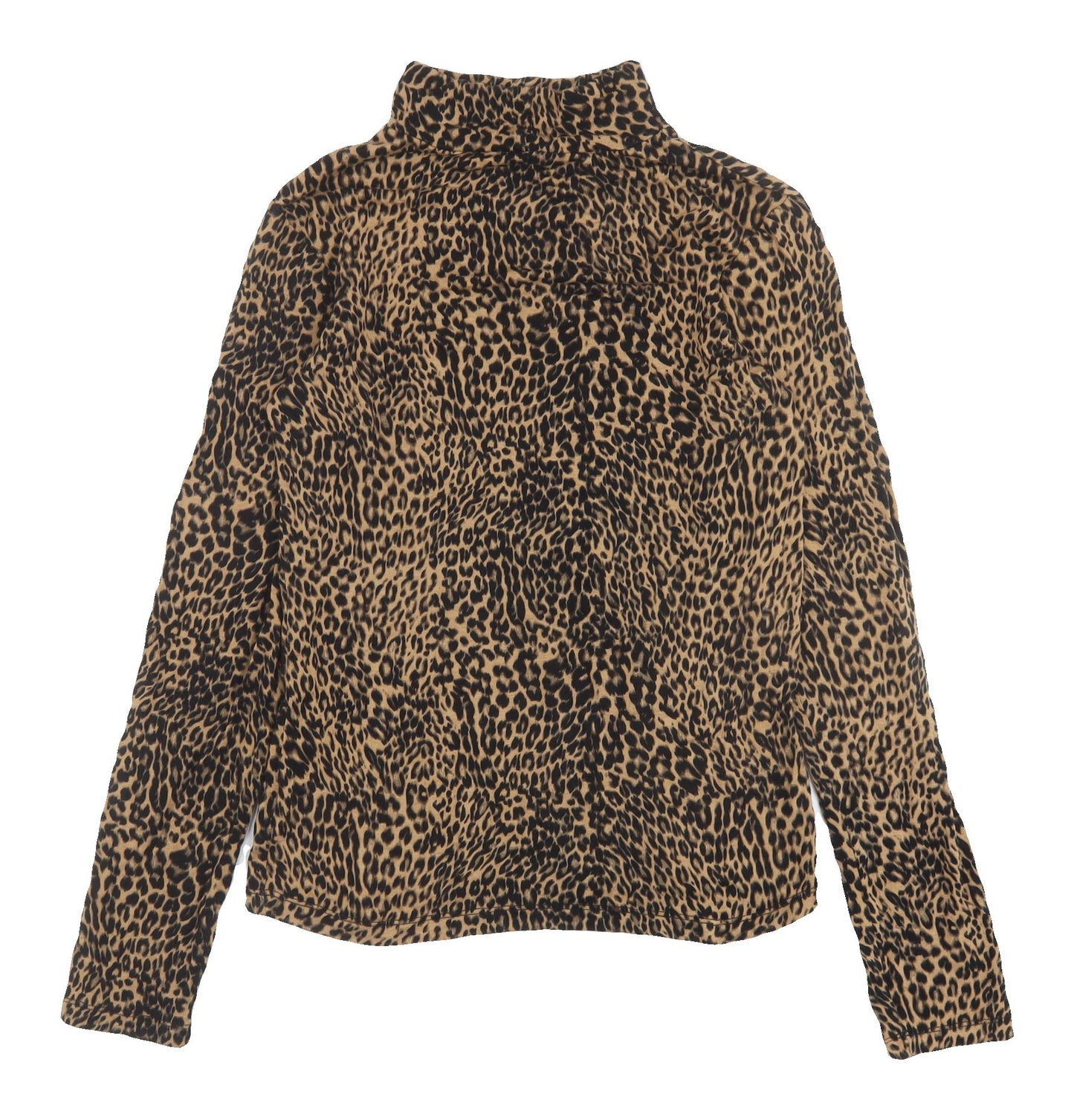 Select Women's Brown Leopard Print Jersey Top