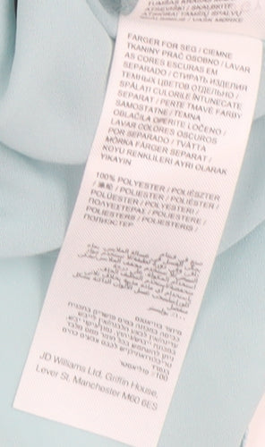 Anthology Women's Blue Tunic Blouse Size 14