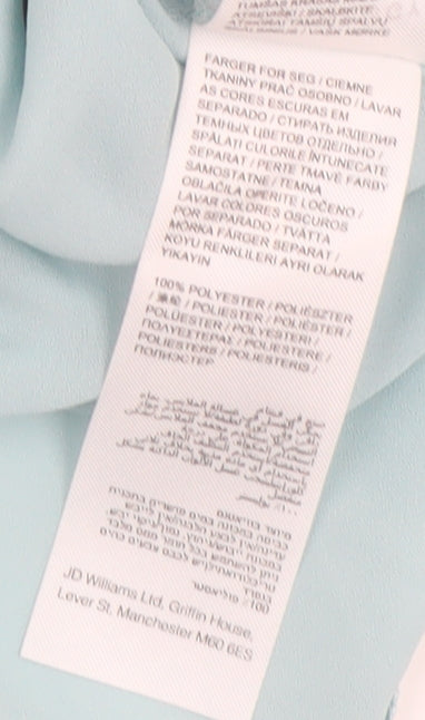 Anthology Women's Blue Tunic Blouse Size 14