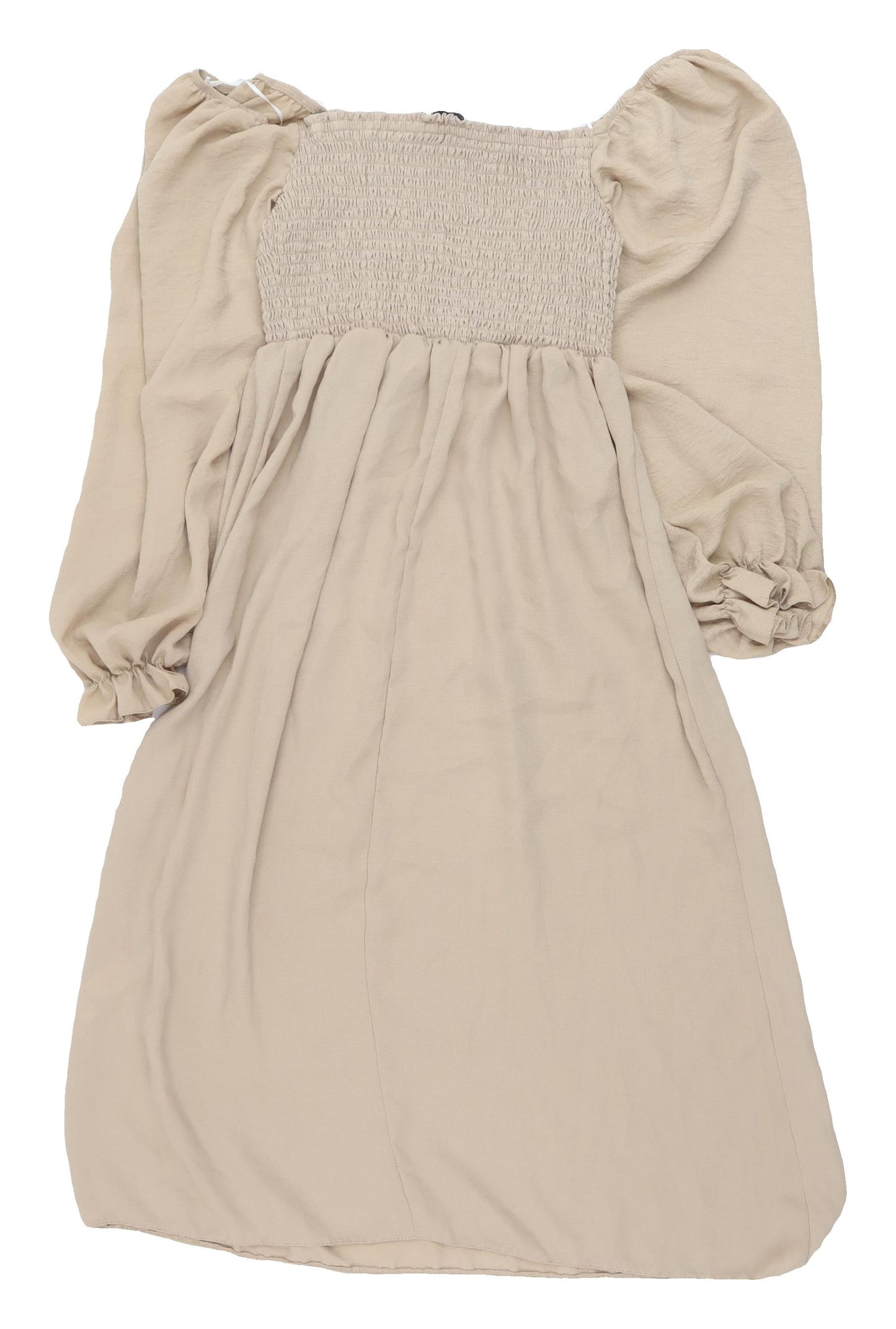 New Look Beige Shift Dress - UK 12, Classic Style