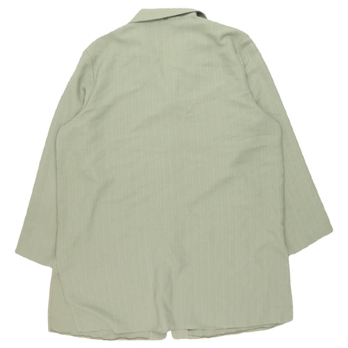 Bonmarché Green Button-Up Shirt for Women - Size 18