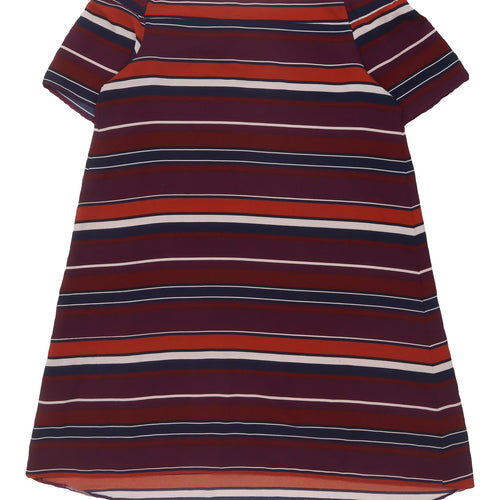 New Look Women's Multicoloured Striped Off-Shoulder Dress