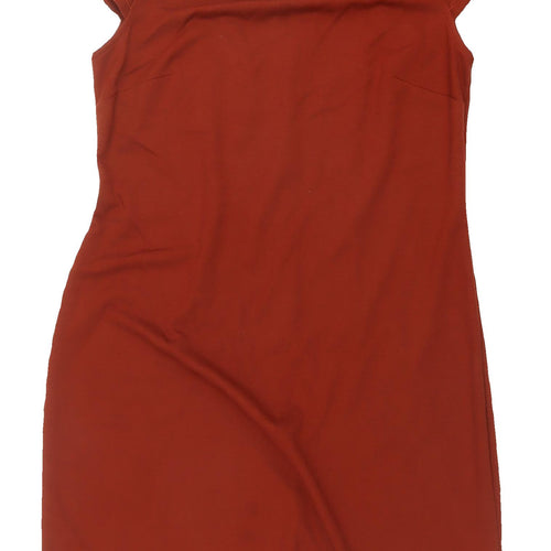 Marks and Spencer Women's Red Knee Shift Dress Size 14