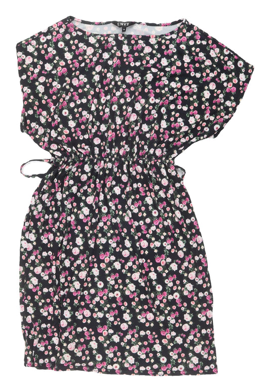 Envy Women's Knee Length Floral A-Line Dress