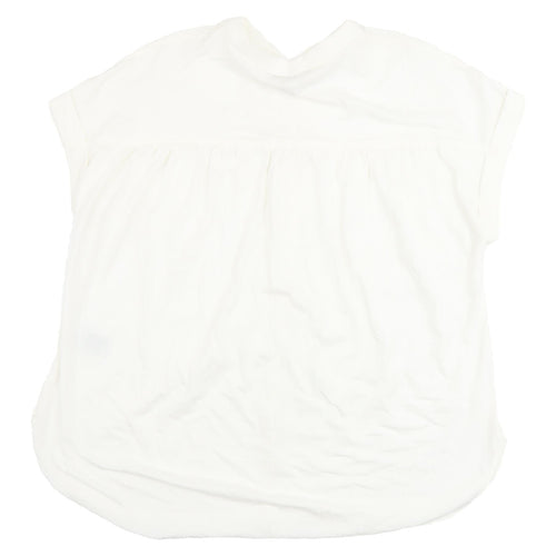 Marks and Spencer Ivory Women's Blouse - Size 12