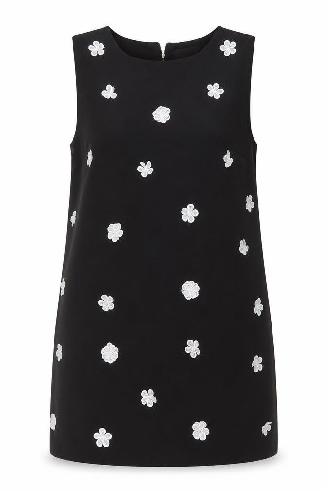 Tokyo Doll Women's Black Floral Embroidered Blouse Size 16