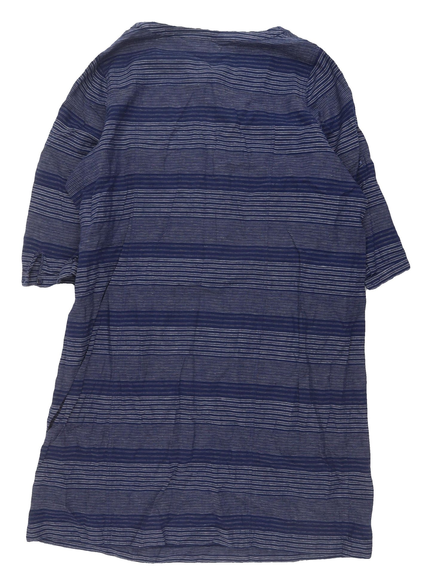 Marks and Spencer Women's Blue Striped Shirt Dress Size 22