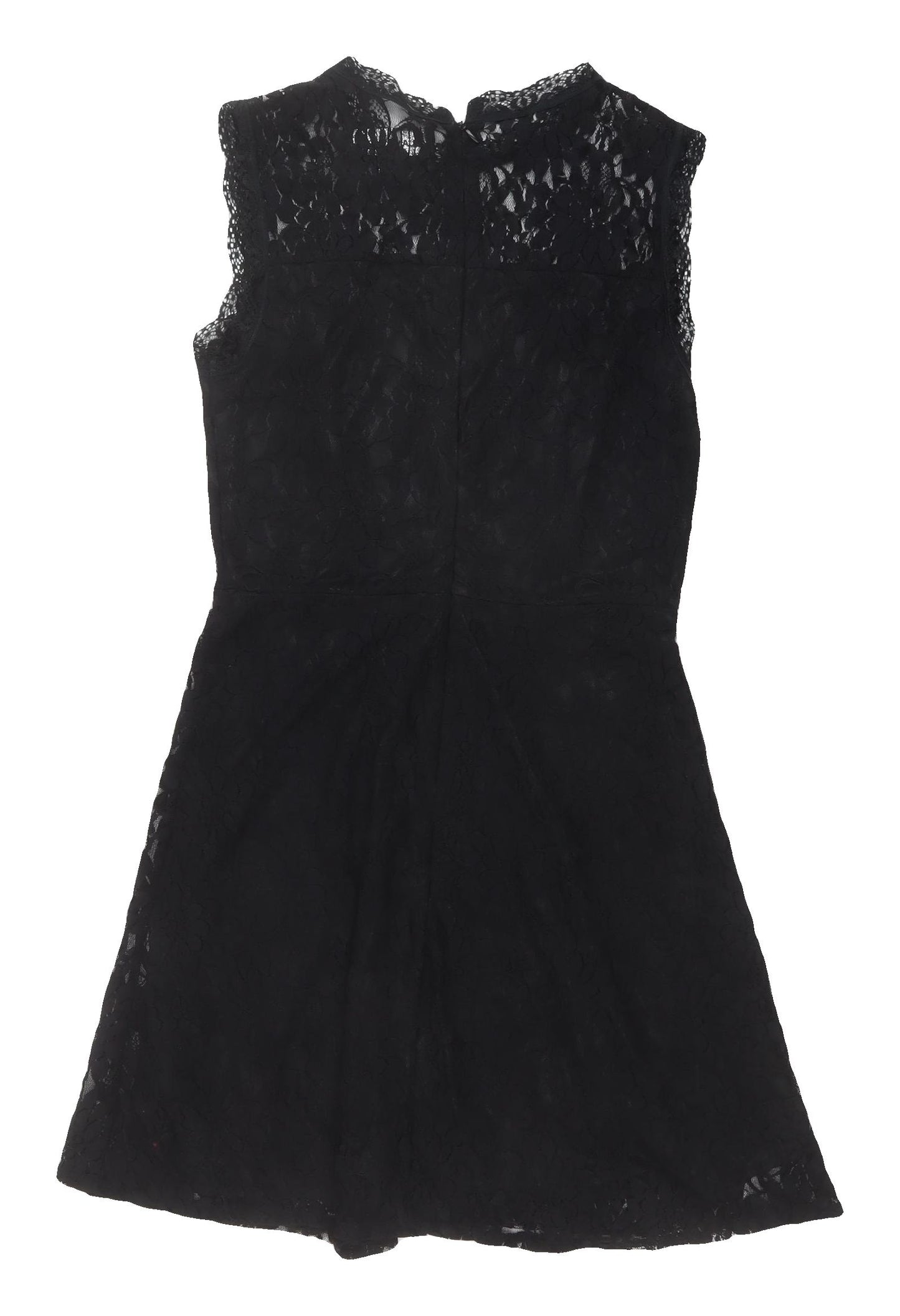 Mela London Black A-Line Lace Dress Size 10