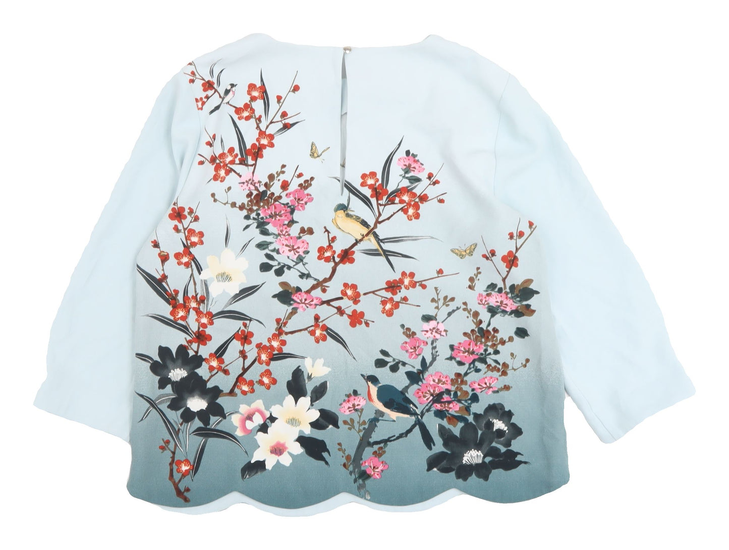 Oasis Women's Floral Blouse, Size 14, Multicoloured