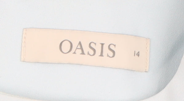 Oasis Women's Floral Blouse, Size 14, Multicoloured