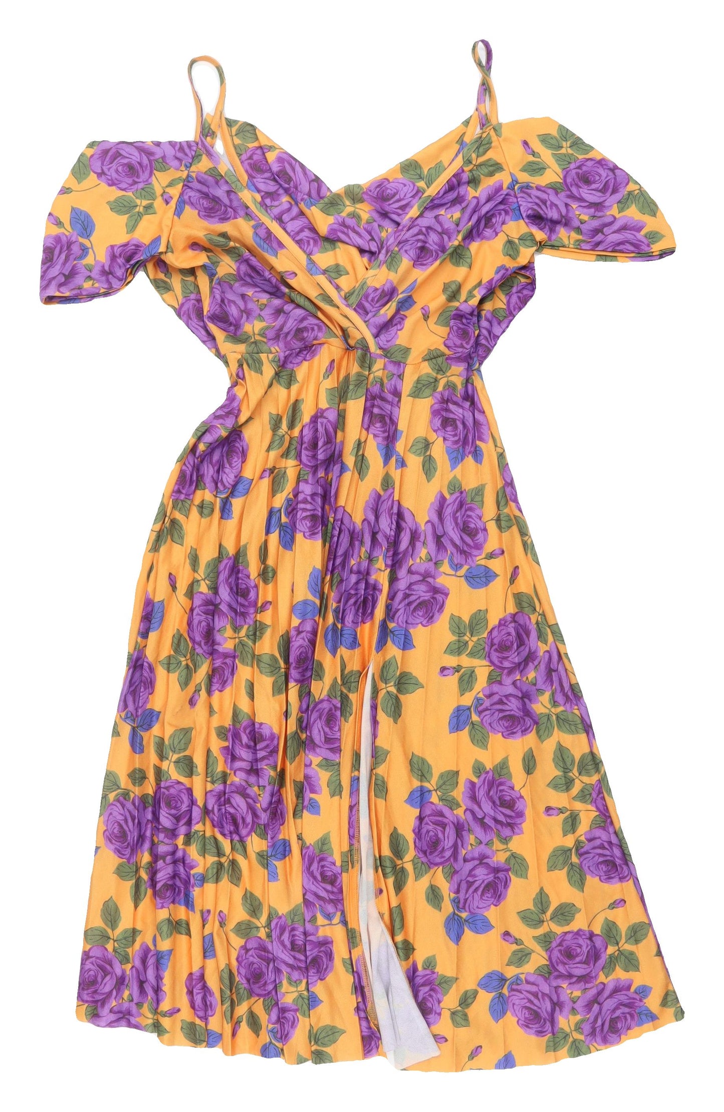 ASOS Women's Multicoloured Floral Midi Dress - Size 8