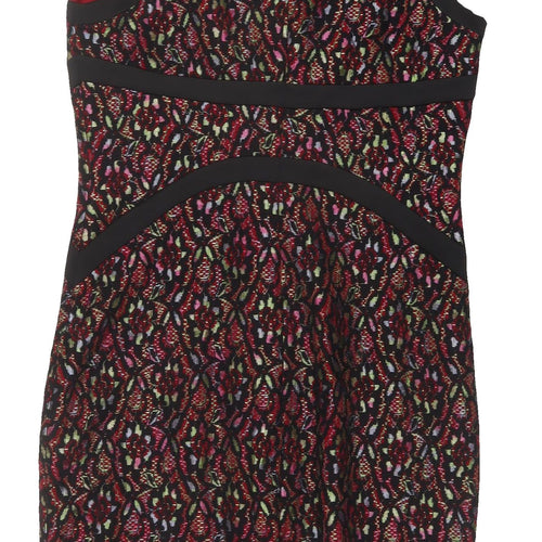 Jax Women's Multicoloured Sheath Dress Size 14