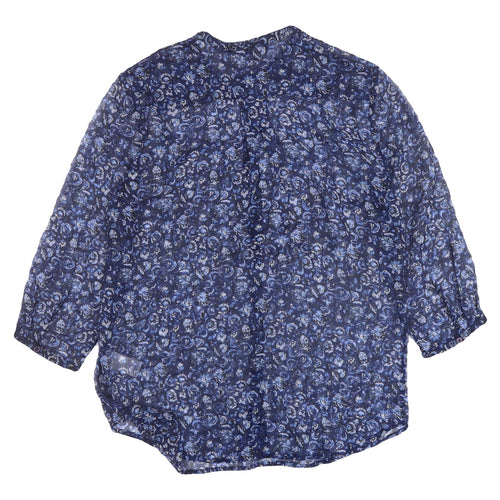 French Connection Floral Blouse, Multicoloured, Size 10