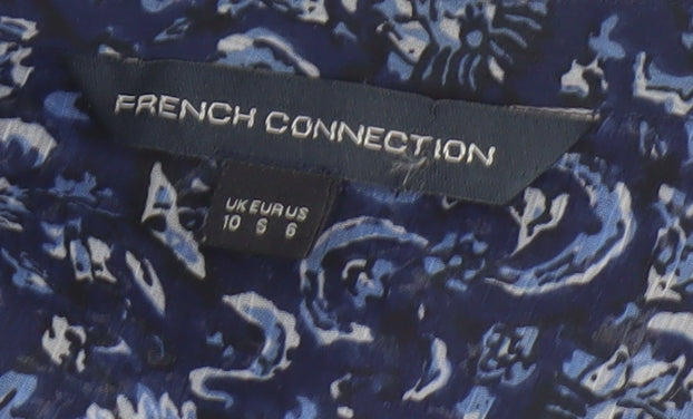 French Connection Floral Blouse, Multicoloured, Size 10