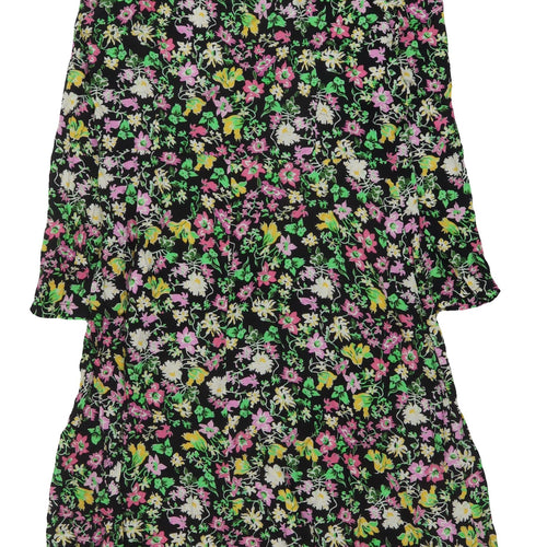 Finery Multicoloured Floral Shirt Dress Size 16