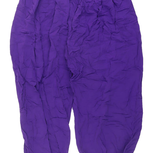Marks & Spencer Purple Harem Trousers XL - Women