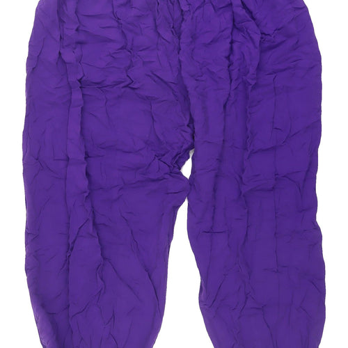 Marks & Spencer Purple Harem Trousers XL - Women
