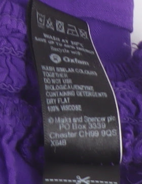 Marks & Spencer Purple Harem Trousers XL - Women