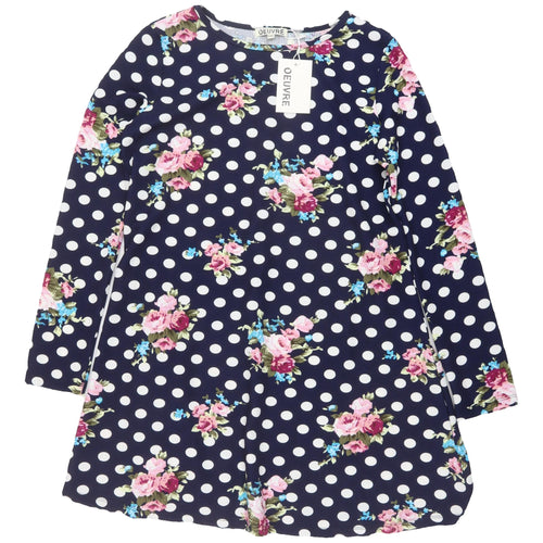 Oeuvre Women's S/M Multicoloured A-Line Dress